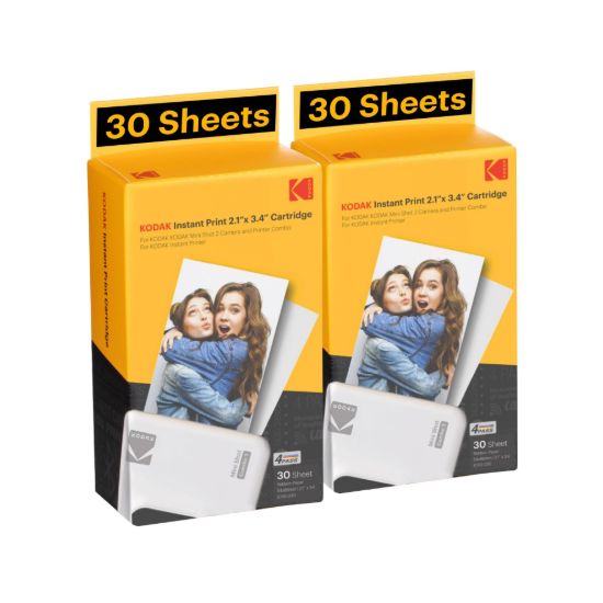 Picture of KODAK 4PASS 2.1x3.4 Inch Photo Cartridge Refill - Compatible with KODAK Mini Shot 2 Era, 30 Sheets