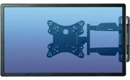 Picture of Fellowes Full Motion TV Wall Mount - Full 360 Rotation, Supports Monitors up to 55" / 77 lbs, Black