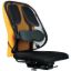 صورة مسند ظهر شبكي Fellowes Professional Series - قابل للتعديل، إسفنج ذاكرة، يُثبَّت على أي كرسي، أسود