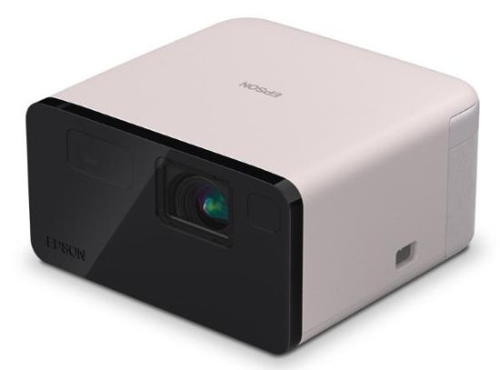 صورة بروجيكتور ليزر صغير Epson EF-21W - 1,000 لومن مع Google TV، أبيض دافئ