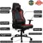 Picture of Arozzi Vernazza Soft PU Leather Ergonomic Office & Gaming Chair - High Backrest, Recliner, Swivel, Tilt, Rocker, Adjustable Height, Adjustable Lumbar & Neck Support, Black