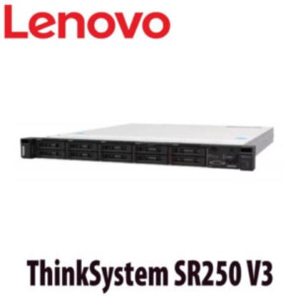 صورة سيرفر Lenovo ThinkSystem SR250 V3 - معالج Intel Xeon E-2468 (حتى 5.2GHz، 8 أنوية)، رام 32GB DDR4، مزود طاقة 800W