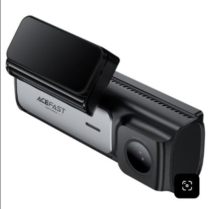Picture of ACEFAST X2 4K Dual-Channel Dash Cam, 4K Front + 2K Rear Vision, App Support, WDR Clarity, Night Vision, Impact Detection, GPS, 3D Noise Cancelling - Black