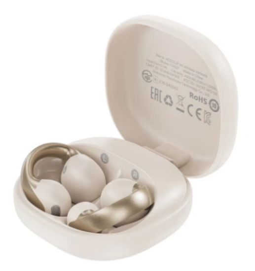 Picture of ACEFAST FA007 ACECLIP Air OWS AI Translation Earbuds - Light Gold