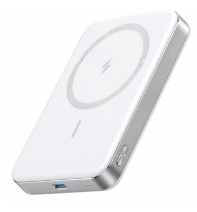 صورة باور بانك Anker Nano (MagGo, Plus) بسعة 10000 مللي أمبير وقدرة 30 واط Qi2 - أبيض