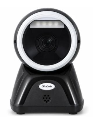 صورة سكانر باركود مكتبي CifraCode CN-MJ120 PRO متعدد الاتجاهات 1D/2D