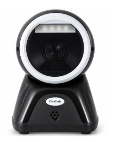 صورة سكانر باركود مكتبي CifraCode CN-MJ120 PRO متعدد الاتجاهات 1D/2D