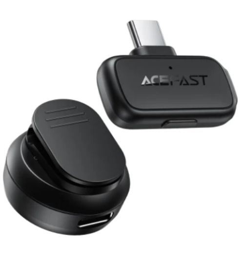 Picture of ACEFAST R7 2.4GHz USB-C Wireless Lavalier Microphone - Black