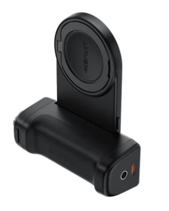 Picture of ACEFAST E71 5000mAh 22.5W Magnetic Phone Grip Handle - Black