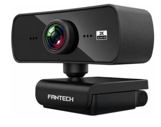 صورة كاميرا ويب FANTECH LUMINOUS C30 بدقة 2K QHD وحساس 4 ميجابكسل USB مع مايك