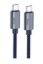 صورة كيبل HOCO U134 Primero بقدرة 240 واط USB-C إلى USB-C بتقنية PD 3.1 بطول 1.8 متر - أزرق داكن