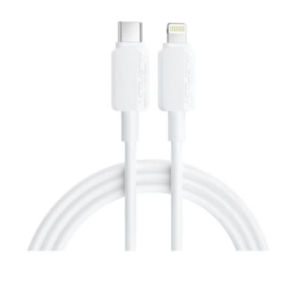 Picture of ACEFAST C26-01 USB-C to Lightning PVC Cable - White