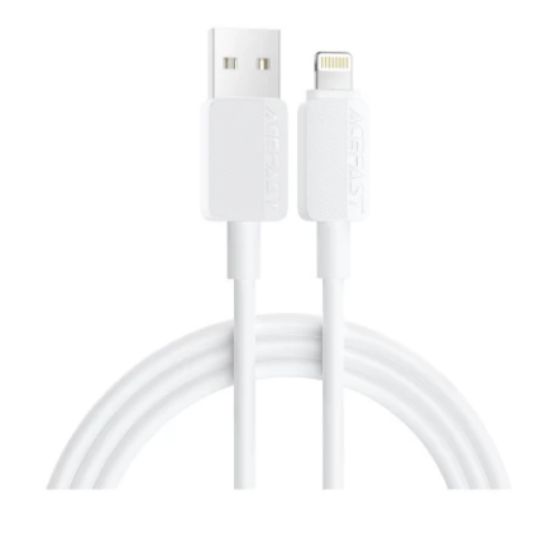 Picture of ACEFAST C26-02 USB-A to Lightning PVC Cable - White