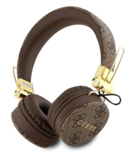 Picture of Guess GUBH704 Bluetooth 5.3 Wireless Headphones - Brown