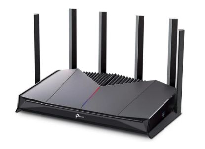 Picture of TP-Link Archer GE400 Dual-Band BE6500 WiFi 7 Gaming Router 6.5 Gbps 6-Stream, 2 x 2.5G + 3 x 1G, Game Acceleration, Dedicated Gaming Port & Panel, RGB Lighting, Easymesh, Homeshield