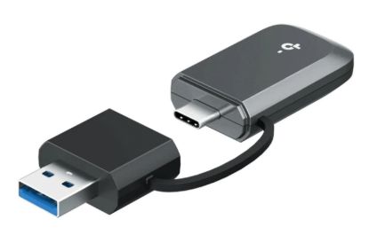 Picture of TP-Link TBE230U BE3600 USB Wi-Fi 7 Adapter, USB-C & A 3.0, Plug and Play, WPA3, MLO, Win 11/10, No Support for 6GHz, Linux or Android