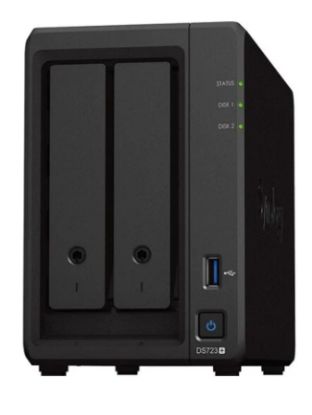 Picture of Synology DiskStation DS725neo+ 2-Bay Diskless NAS Server w/ AMD Ryzen R1600 2-Core CPU & 4GB Non-ECC RAM